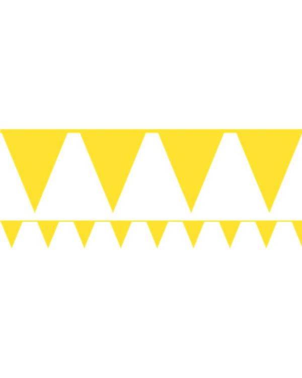 Yellow Paper Bunting - 4.5m