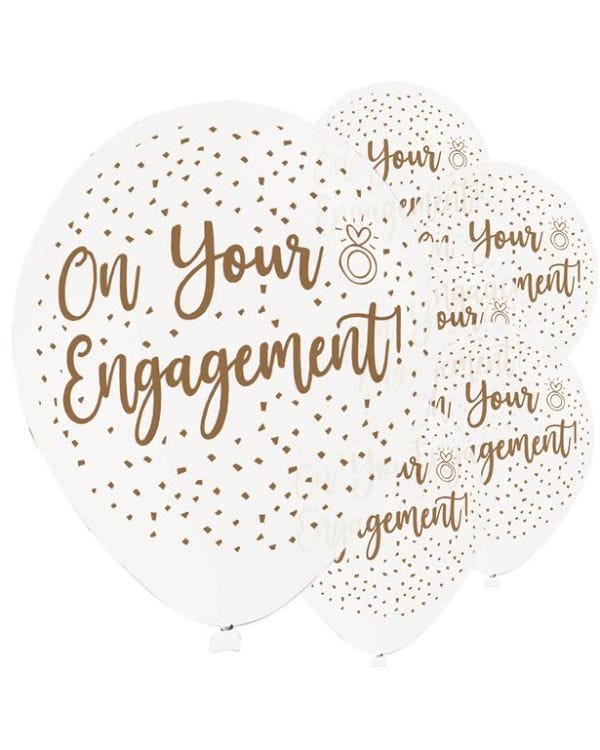 Engagement Latex Balloons - 11&quot; (6pk)
