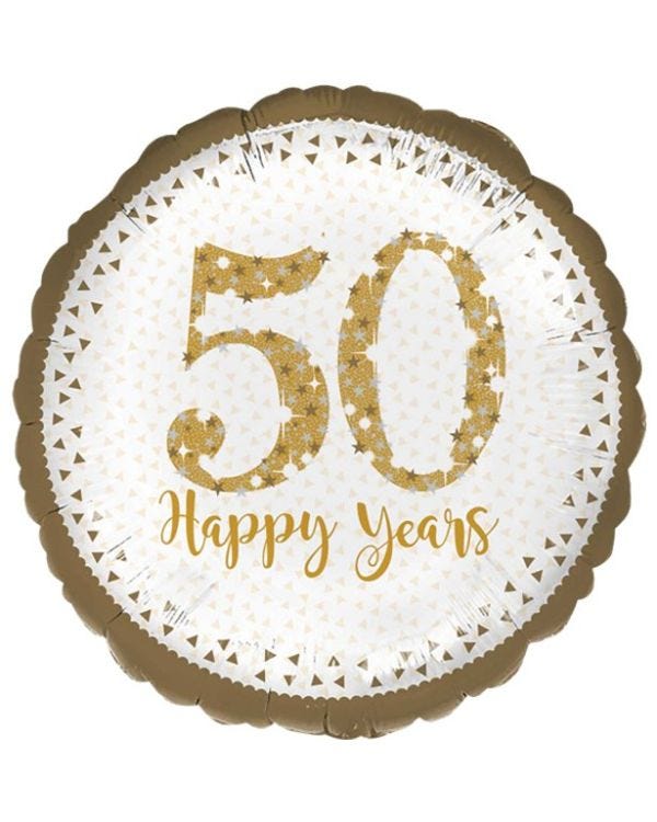 50th Anniversary Foil Balloon - 18&quot;