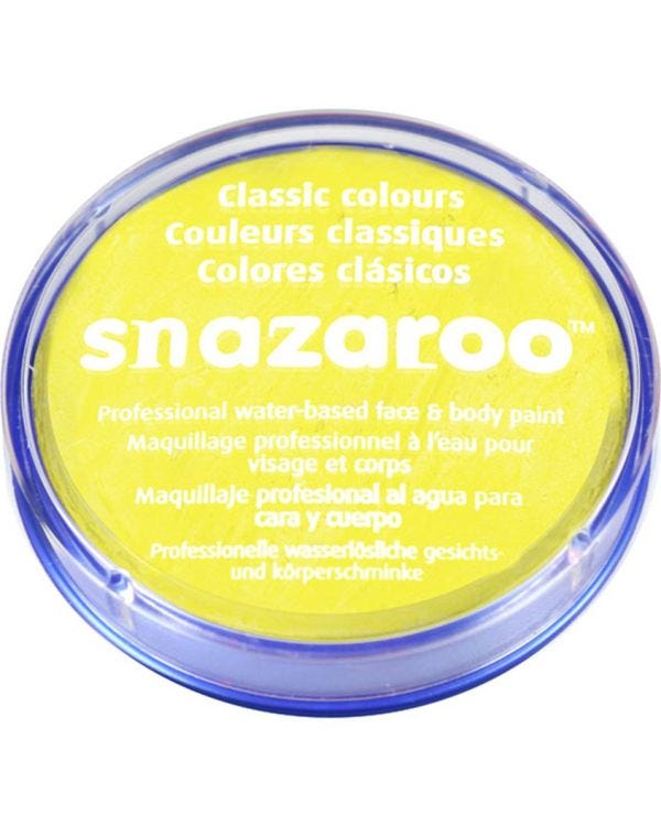 Snazaroo Pale Yellow Face Paint - 18ml