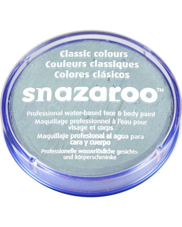 Snazaroo Light Grey Face Paint - 18ml
