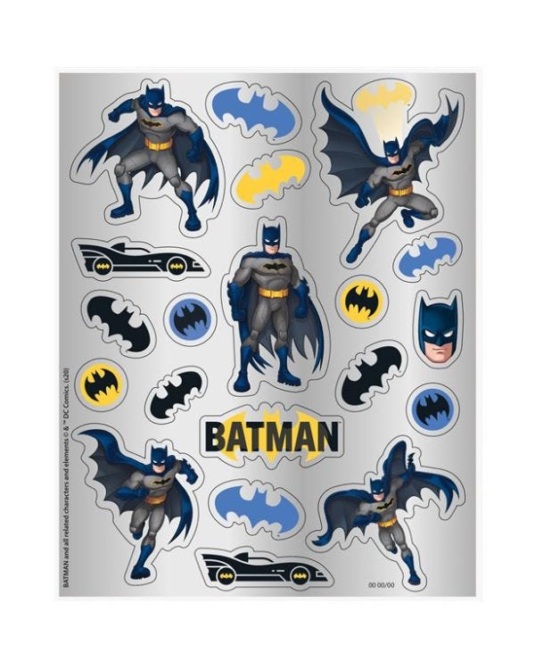 Batman Stickers (4pk)