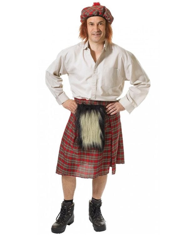 Scottish Man - Adult Costume