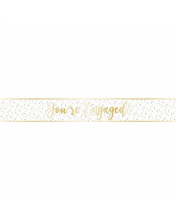 You&#039;re Engaged Foil Banner