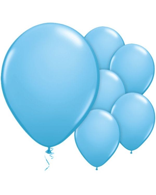 Pale Blue Balloons - 11&#039;&#039; Latex (100pk)