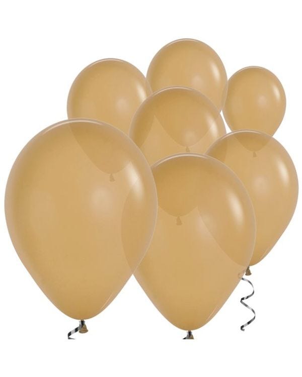Latte Mini Latex Balloons - 5&quot; (100pk)
