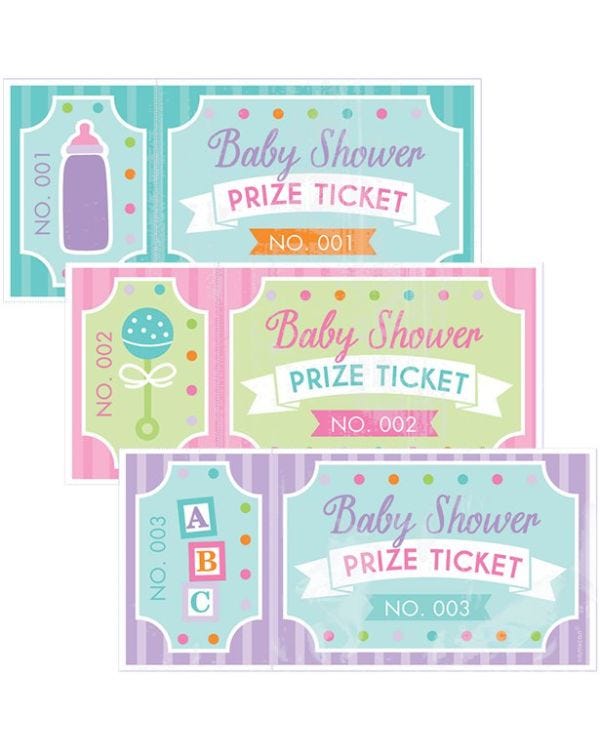 Baby Shower Prize Tickets (48pk)