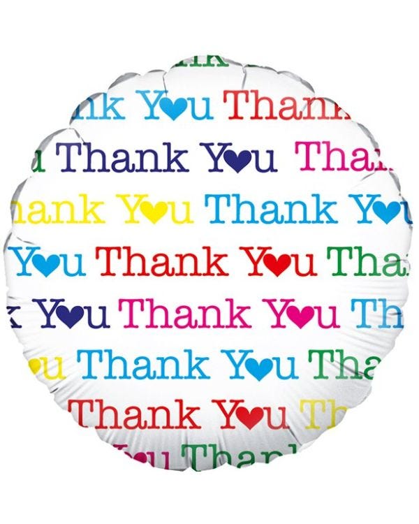 Thank You Foil Balloon - 18&quot;