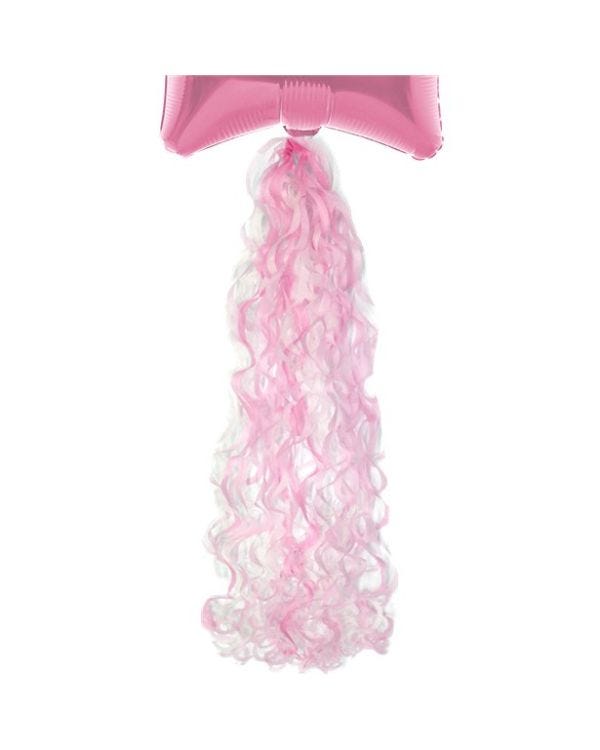 Pink Tissue Paper Balloon Tail - 86cm