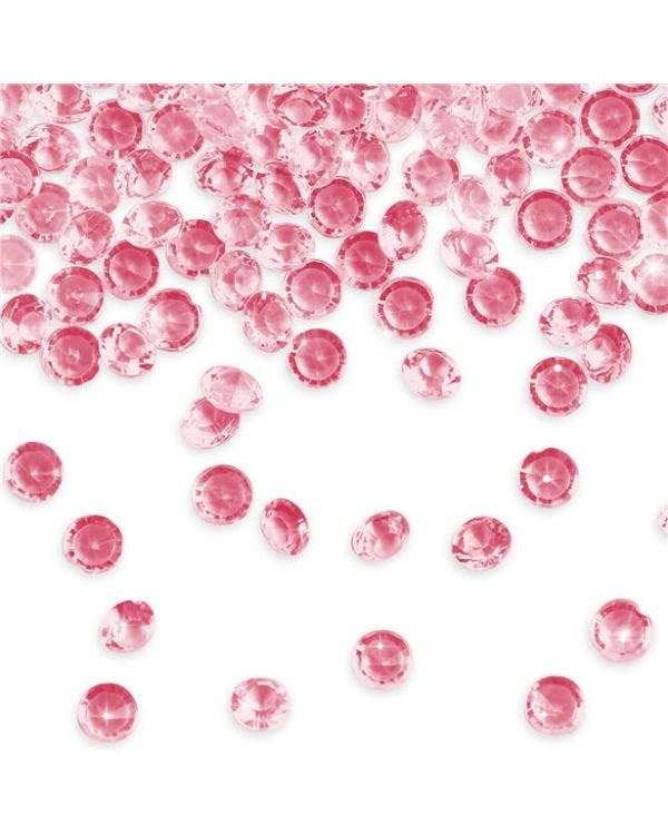 Pearl Pink Table Diamantes (28g pack)