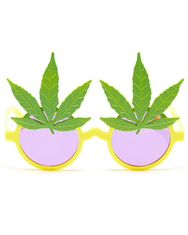 Marijuana Leaf Glasses