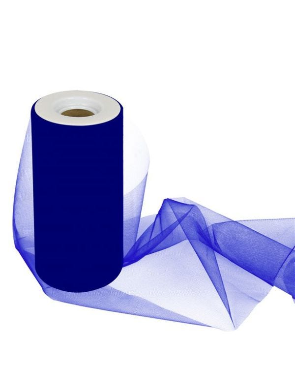 Royal Blue Tulle Roll - 15cm x 25m