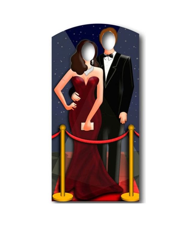 Hollywood Red Carpet Stand In Photo Prop - 180cm x 91cm
