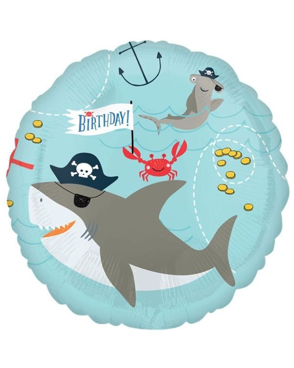 Ahoy Birthday Balloon - 18&quot; Foil