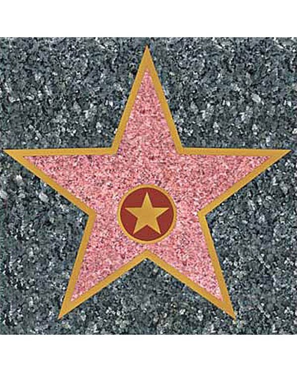 Hollywood Star Peel &#039;n&#039; Place - 12&#039;&#039;