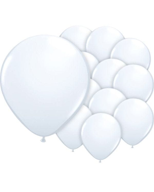 White Balloons - 5&#039;&#039; Latex (100pk)