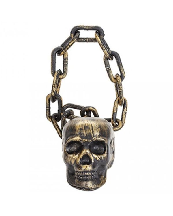 Skull on Chain Prop