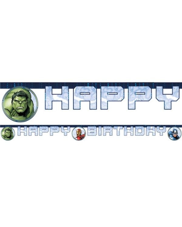 Avengers Infinity Stones Letter Banner - 2m
