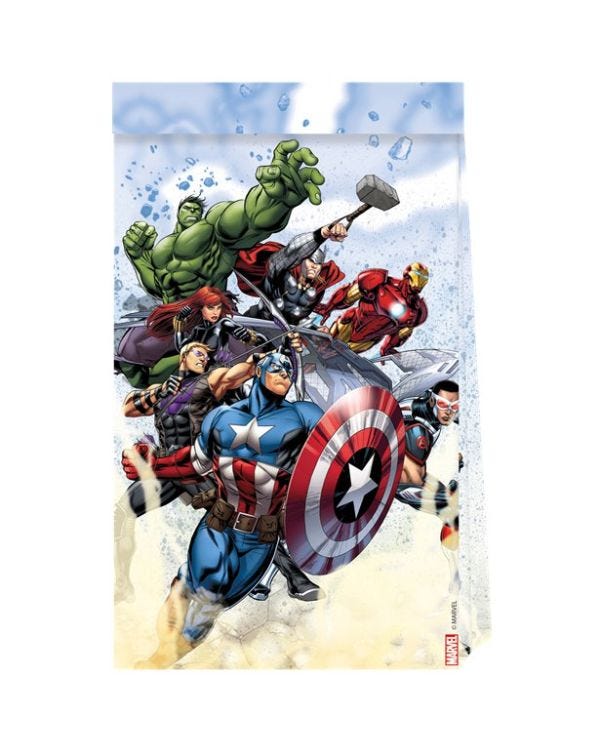 Avengers Infinity Stones Paper Bags (4pk)