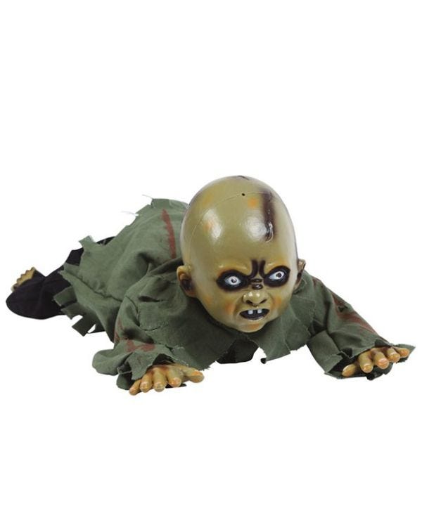 Animated Crawling Baby Zombie - 75cm