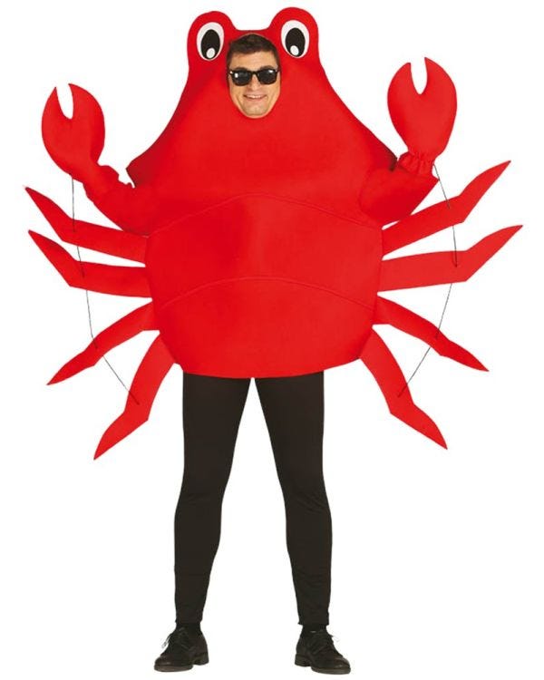 Crab Costume - Adult Costume