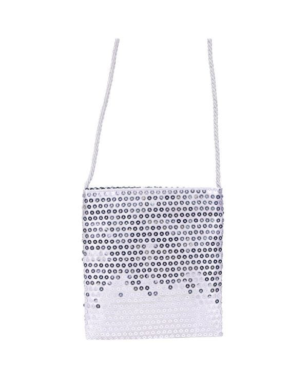 Silver Sequin Bag