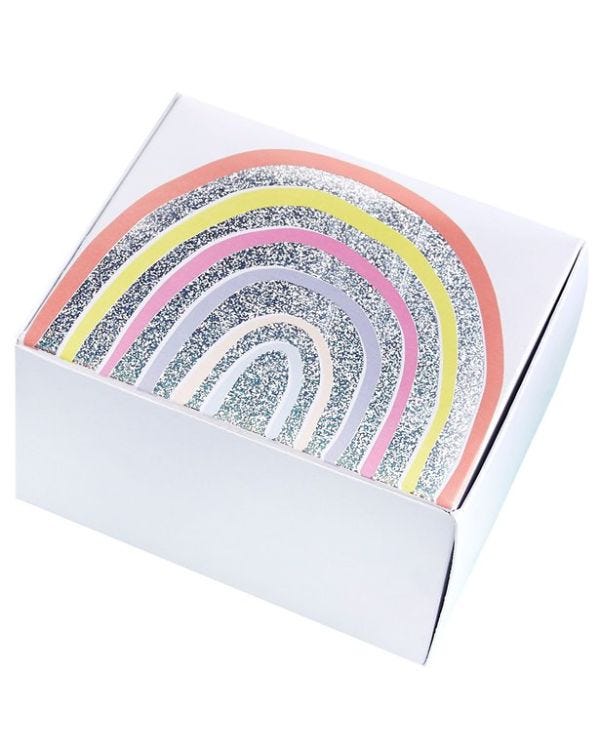 Rainbow Mini Cake Boxes (10pk)