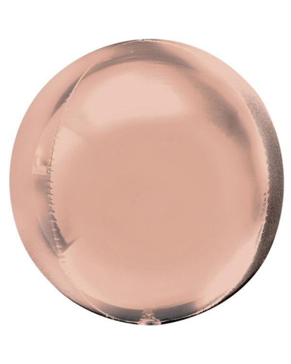 Rose Gold Orbz Balloon - 16&quot; Foil