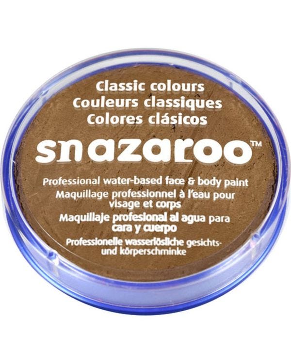 Snazaroo Beige Brown Face Paint - 18ml