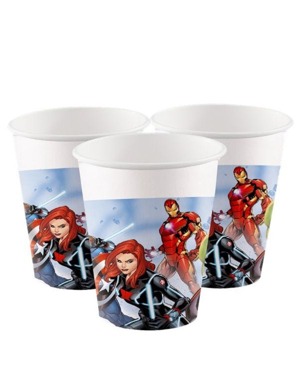 Avengers Infinity Stones Paper Cups - 200ml (8pk)