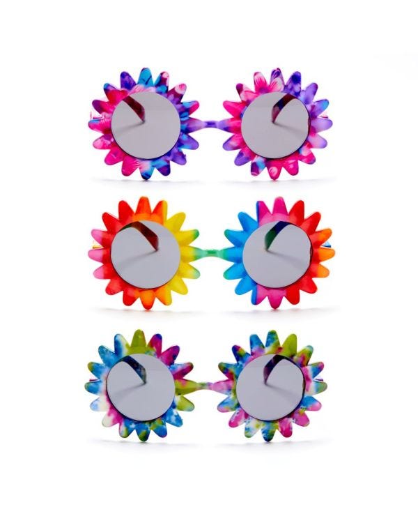 Sunflower Glasses - Assorted Colours