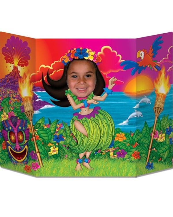 Hula Girl Photo Prop - 64cm