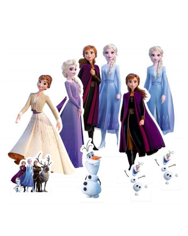 Frozen 2 Table Toppers Decorating Kit