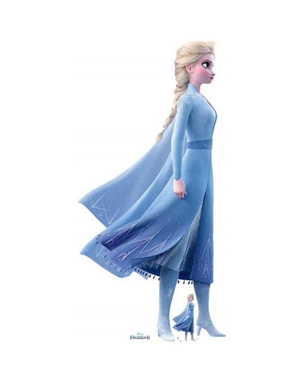 Life  Size Disney frozen 2 Elsa Cardboard Cutout - 183cm x 90cm