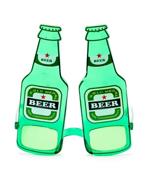 Beer Bottle Glasses