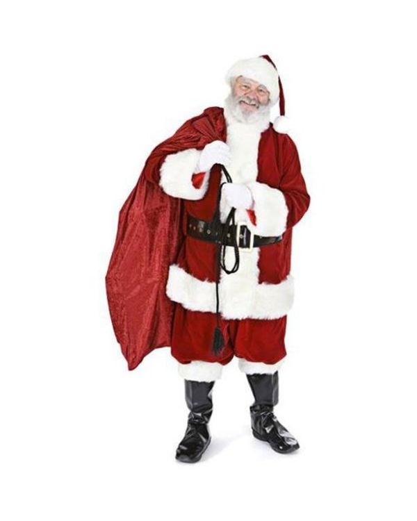 Life Size Santa with Sack Cardboard Cutout - 180cm x 95cm