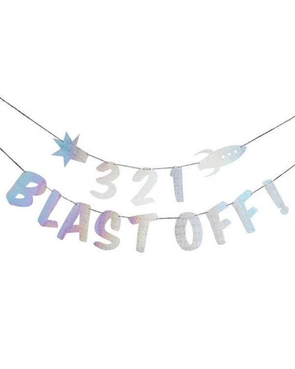 3, 2, 1 Blast Off Banner