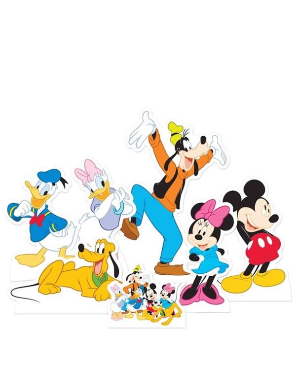 Mickey, Minnie Mouse and Friends Table Toppers (7pk)