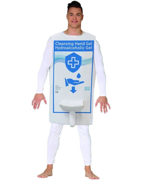 Hand Sanitiser Dispenser - Adult Costume