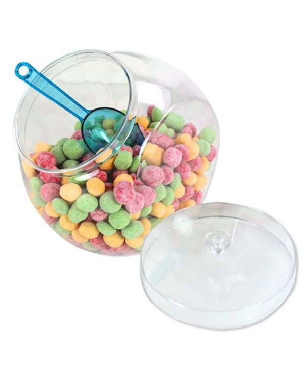 Plastic Sweet Jar with Lid - 2.3L