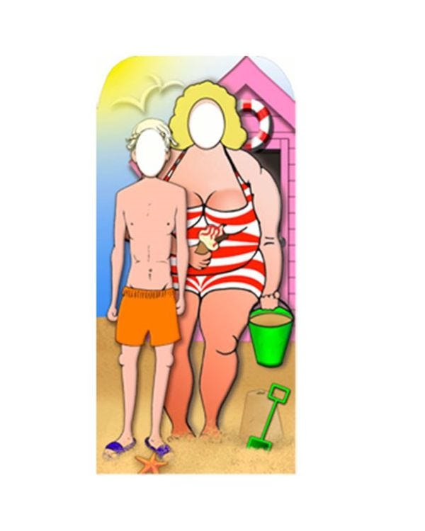 Seaside Stand In Photo Prop - 183cm x 94cm