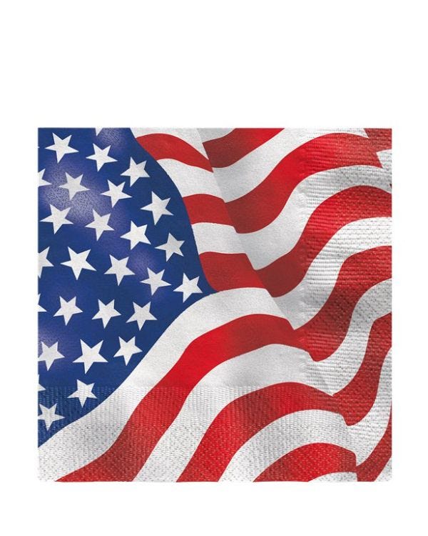 USA Flag Luncheon Napkins (16pk)