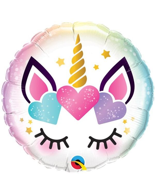 Unicorn Lashes Balloon - 18&quot; Foil