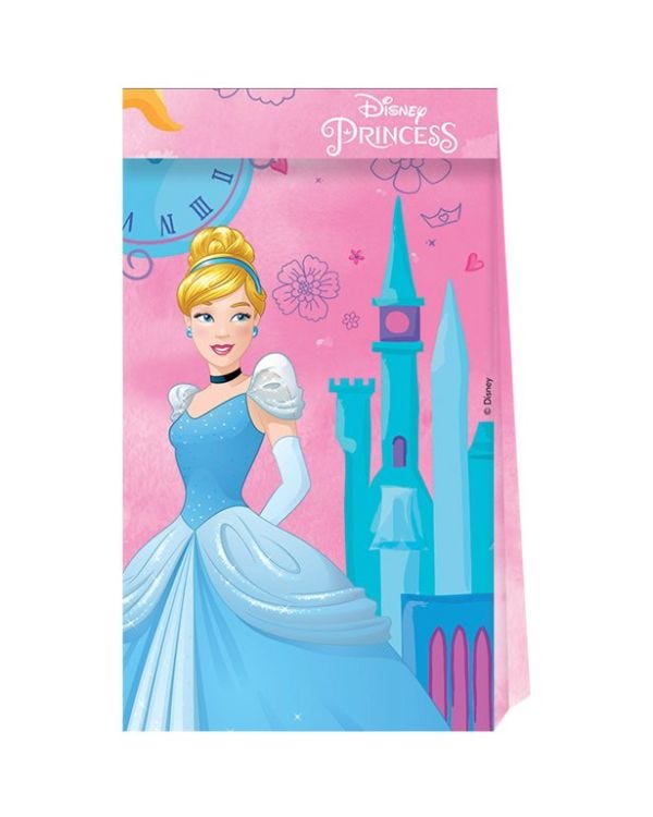 Disney Princess Live Your Story Paper Bags (4pk)