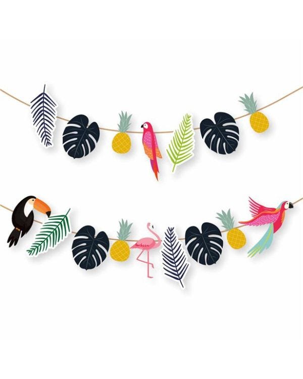 Club Tropicana Paper Garland - 2m