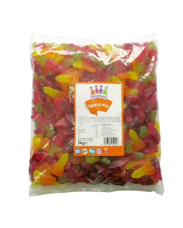Space Mix Fruit Gummies - 3kg