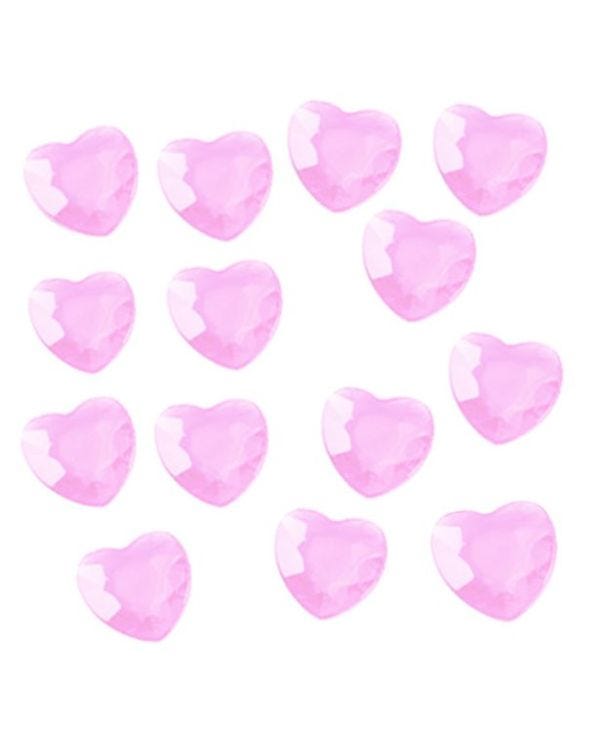 Pink Hearts Table Diamantes (28g pack)