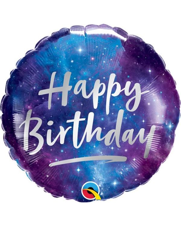 Happy Birthday Galaxy - 18&quot; Foil