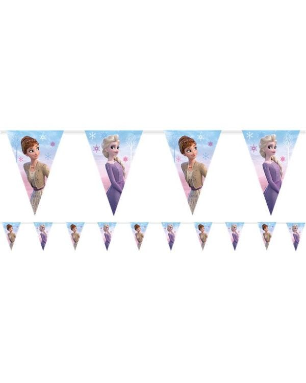 Disney Frozen 2 Wind Spirit Paper Flag Bunting - 2.3m