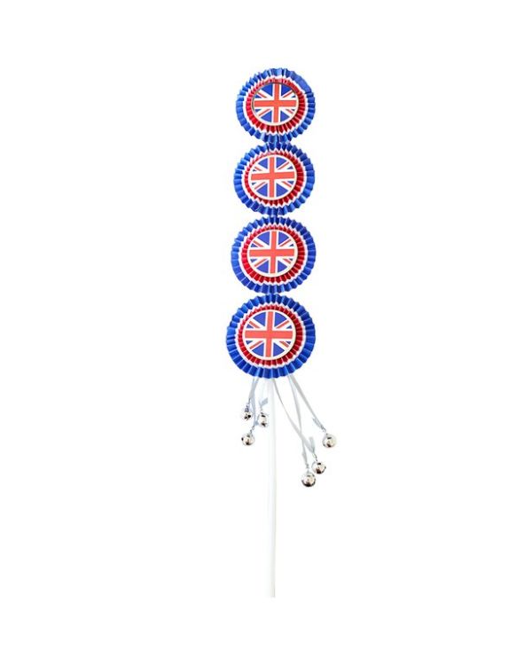 Union Jack Noisemaker Wand